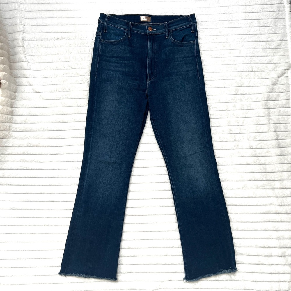 MOTHER jeans The Hustler Ankle Fray Jeans 29
